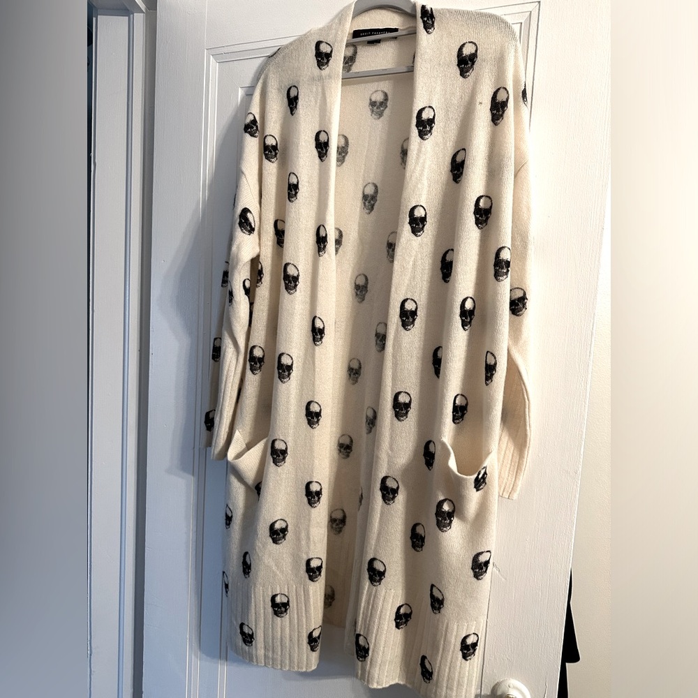 Skull Cashmere Cardigan